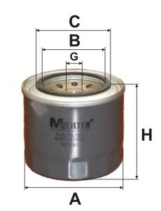 Filtru combustibil DF 691 MFILTER